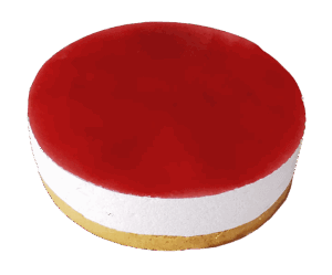 Elonen Mansikkapilvi - herkullinen mansikanmakuinen kakku. Vaalea kakkupohja, jonka päällä on mansikkavaahtoa. Pinnalle mansikkakiille.