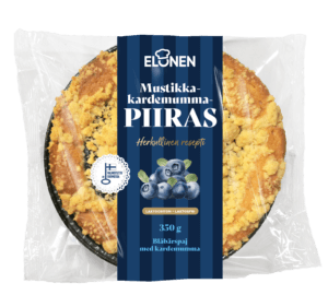 Elonen Mustikka-kardemummapiiras