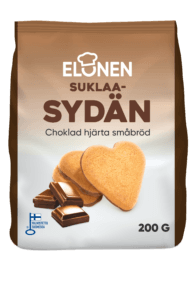 Elonen Premium Suklaasydän pikkuleipä.