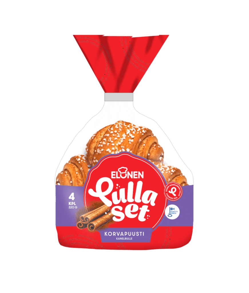 Pullaset Korvapuusti 4 kpl