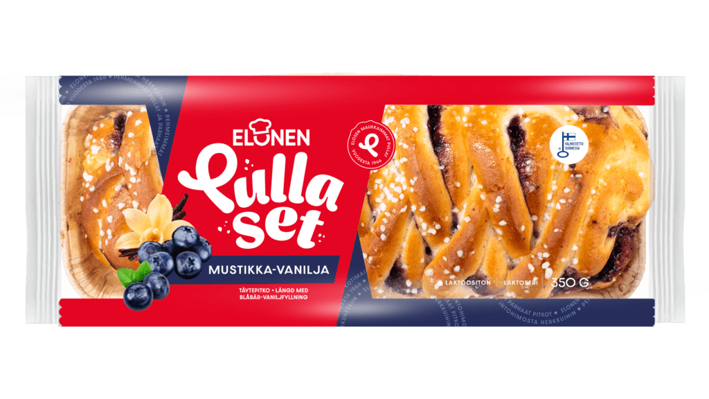Pullaset Mustikkavaniljapitko
