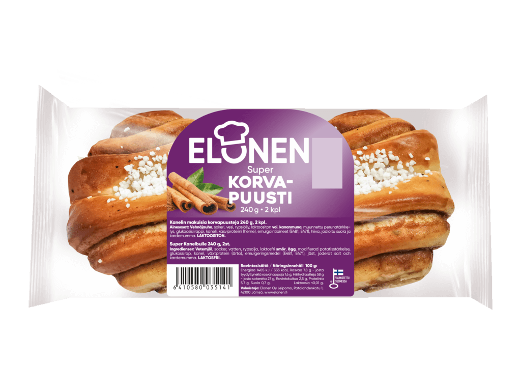 Elonen Superkorvapuusti - iso korvapuusti.