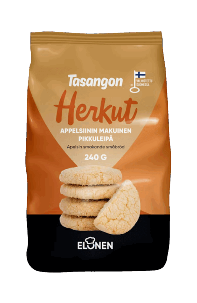 Tasangon Herkut Appelsiinin Makuinen Pikkuleipä.