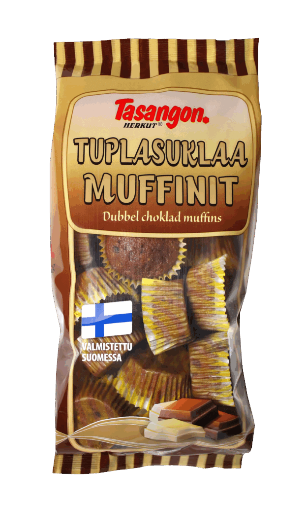 Tasangon Tuplasuklaamuffinit.