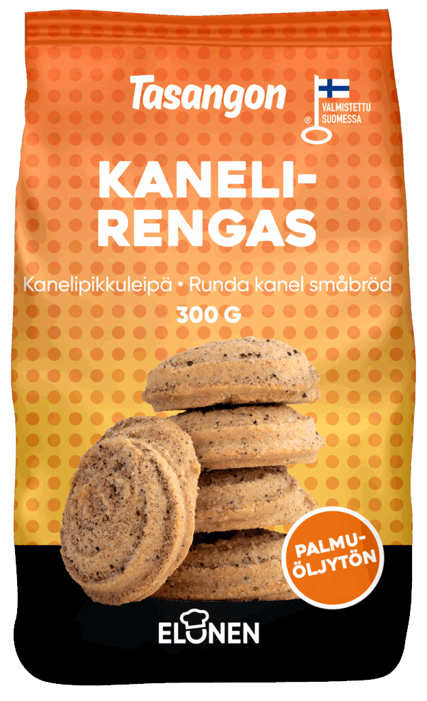 Tasangon Kanelirengas - Kanelinmakuinen pikkuleipä.
