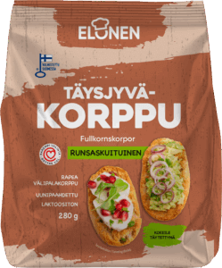 Täysjyväkorppu.