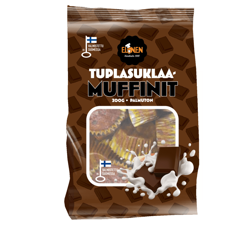 Tuplasuklaamuffinit.