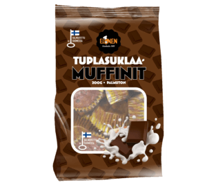 Tuplasuklaamuffinit.