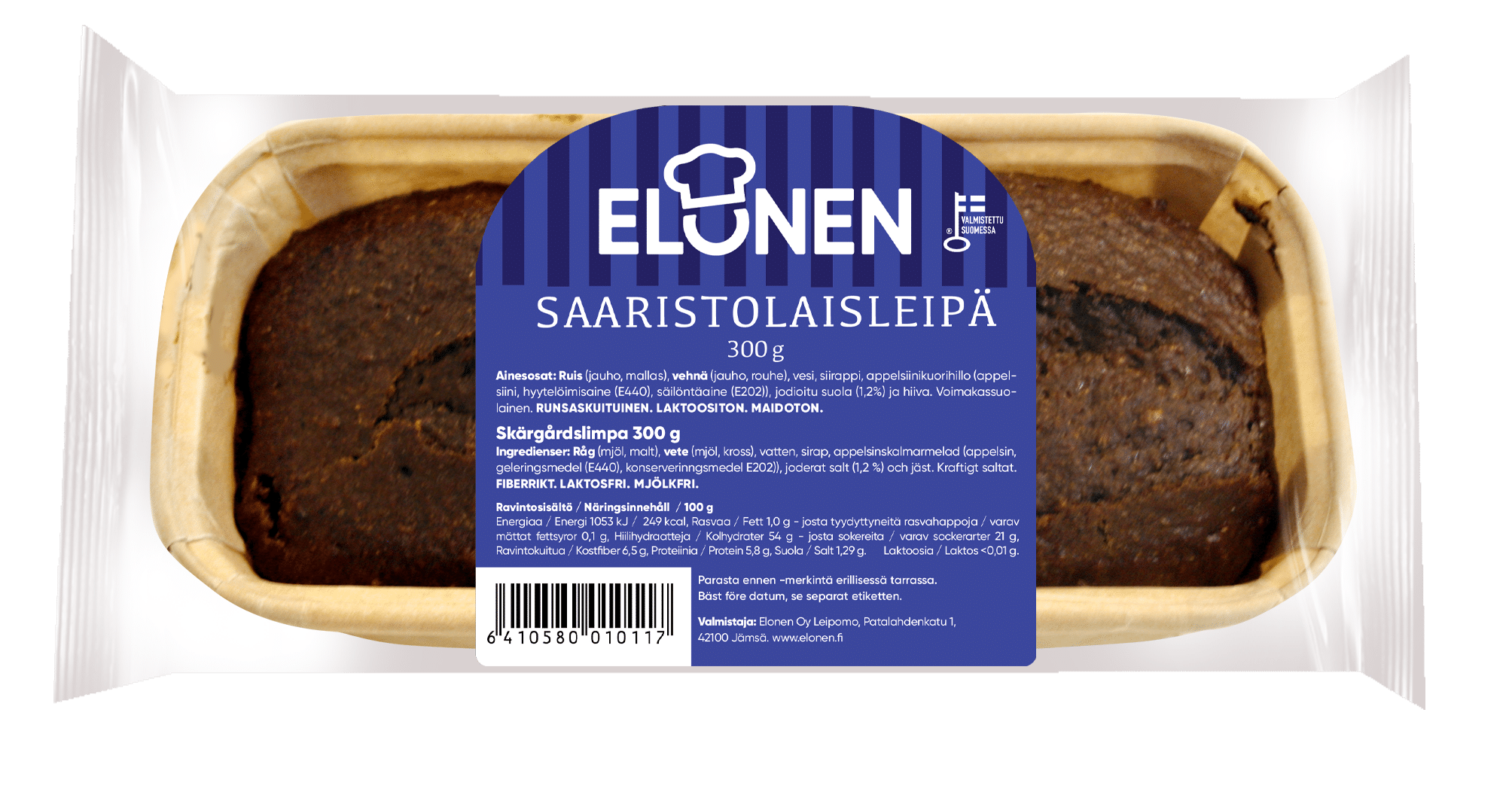 Saaristolaisleipä - Elonen Oy Leipomo